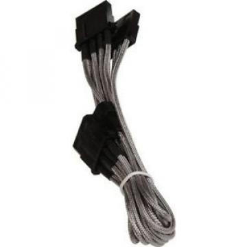 Cavo BitFenix Molex su 3x Molex Adapter 55cm - sleeved silver/nero *CLCSHOP*