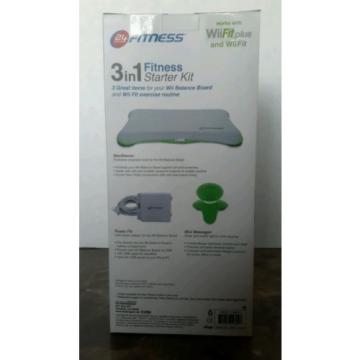 Wii Fit plus 3 in 1 Fitness Starter Kit  (Adapter/Sleeve/Massager) NEW!