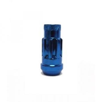 MONSTER LUG NUT LOCK 4PC SET 1/2&#034;x20 1008 STEEL BLUE