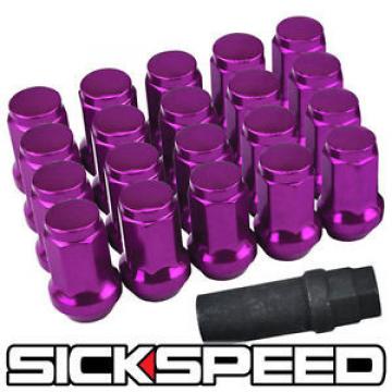 20 PURPLE STEEL LOCKING HEPTAGON SECURITY LUG NUTS LUGS FOR WHEELS 12X1.5 L07