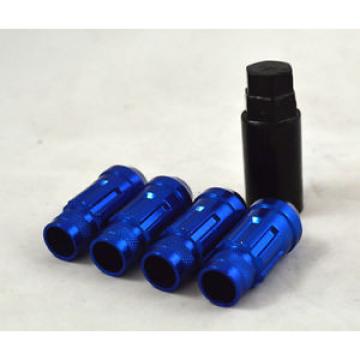 NNR LUG NUT LOCK SET STEEL BLUE WITH KEY FOR HONDA/ACURA 12X1.5 NNR-LN-WLS1215BL