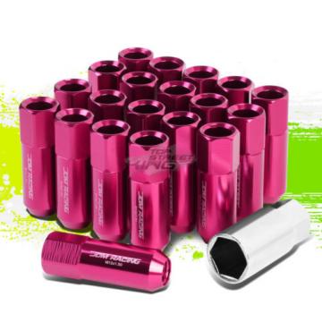 20 X M12 X 1.5 EXTENDED ALUMINUM LUG NUT+ADAPTER KEY MALIBU IMPALA PINK