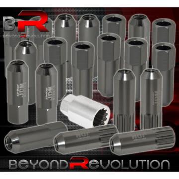 FOR HONDA 12x1.5 LOCKING LUG NUTS EURO DTM WHEELS RIMS THREAD 20PCS UNIT GREY