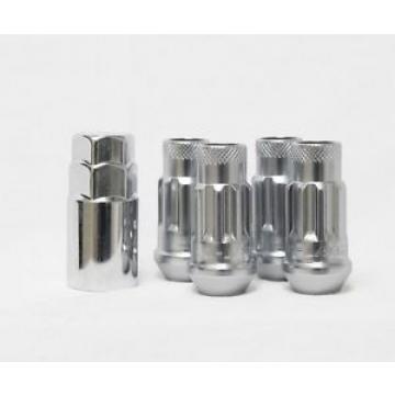 MONSTER LUG NUT LOCK 4 PIECE SET 1/2&#034;x20 STEEL CHROME