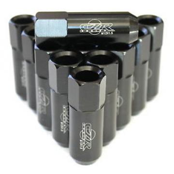 16PC CZRracing BLACK EXTENDED SLIM TUNER LUG NUTS LUGS WHEELS/RIMS (FITS:ACURA)