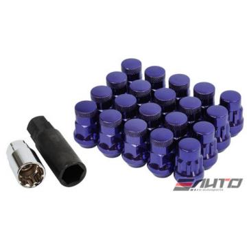 MUTEKI SR35 12x1.25 Rim Wheel Tuner Lug Lock Nut M12 P1.25 C/E Purple w/ key b