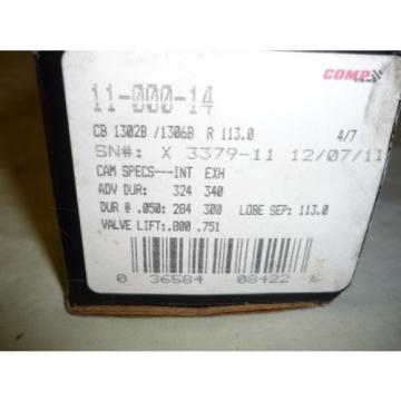 Comp Cams custom roller Camshaft New Big Block Chevy 7/4 swap 11-000-14 1100hp