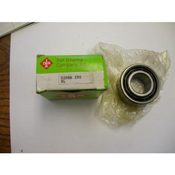 INA 5205A 2RS DOUBLE ROW ANGULAR CONTACT BALL BEARING 25 MM X 52 MM X 20.6 MM