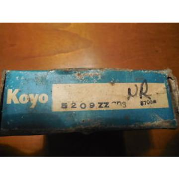 5209ZZ  CD3 Koyo New Double Row Ball Bearing