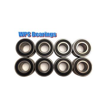 (Qty 8) 5205-2RS Double Row Angular Contact Ball Bearings 25mm x 52mm x 20.6mm