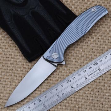 Quality Ceramic ball bearings double row Folding S35VN Blade Knife TC4 Titanium