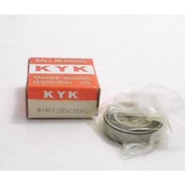 KYK 61902-2RSC3SR12 Single Row Bearing - Double Sealed - Prepaid Shipping