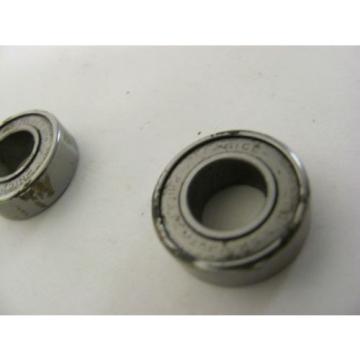 LOT OF 2 NICE 1607 DOUBLE SHIELDED SINGLE ROW BEARING