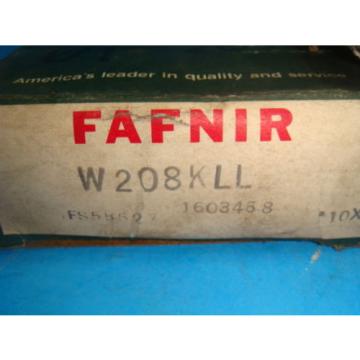 NEW FAFNIR, W208KLL, DOUBLE ROW BALL BEARING, NEW IN BOX