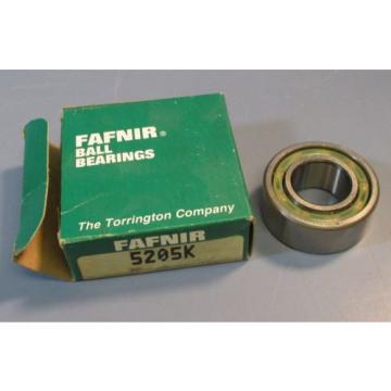 Fafnir Ball Bearing 5205K Chromium Steel 25mm Bore Double Row New