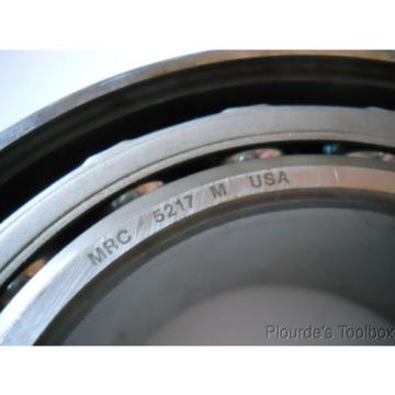 New MRC 5217-M Double Row Angular Contact Ball Bearing, 5217M