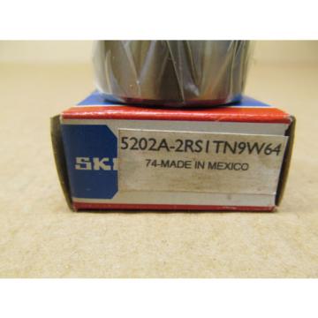 1 NIB SKF 5202A-2RS1TN9W64 DOUBLE ROW BALL BEARING