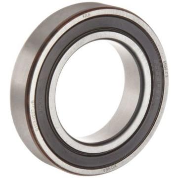 FAG 6009-2RSR-C3 Deep Groove Ball Bearing, Single Row, Double Sealed, Steel C...