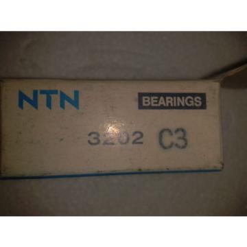 3202.C3 NTN 15mm id x 35mm x 15.9mm wide,DOUBLE ROW ANGULAR CONTACT BEARINGS