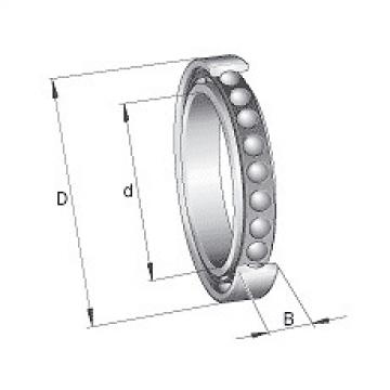 HC71914E.T.P4S.UL FAG Angular Contact Ball Bearing Double Row