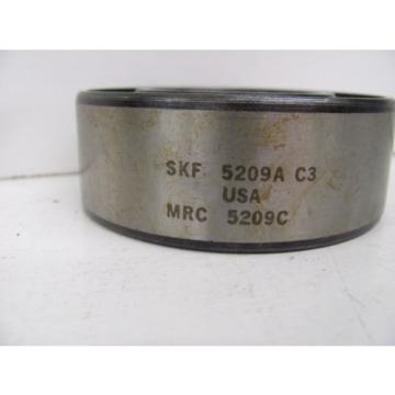 SKF 5209A C3 DOUBLE ROW ANGULAR CONTACT BEARING