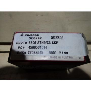 SKF 3306 ATN9/C3 double row angular ball bearing 30mm x 72mm x 30mm