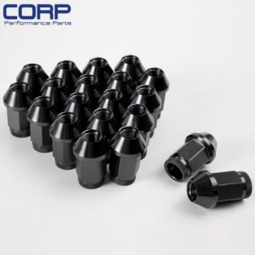 Racing Wheel Lug Nuts Aluminum M12x1.5 Locking For WRX STI 240SX Black