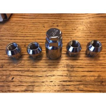 Wheel Locks 14x1.5 Open End Bulge Acorn Locking Nuts New 1X set