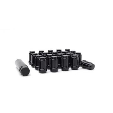 20pc Black Spline Locking lug nuts with key Fits Subaru Nissan Infiniti 12x1.25