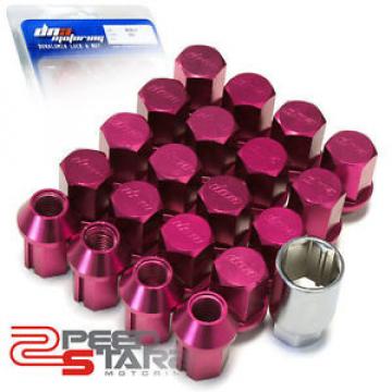 X20 RACE RIM/WHEEL RED LOCKING LUG NUTS+KEY M12/12X1.5