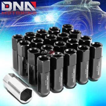 20 PCS BLACK M12X1.5 EXTENDED WHEEL LUG NUTS KEY FOR LEXUS IS250 IS350 GS460