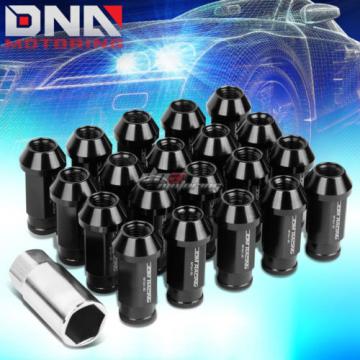 20 PCS BLACK M12X1.5 OPEN END WHEEL LUG NUTS KEY FOR DTS STS DEVILLE CTS