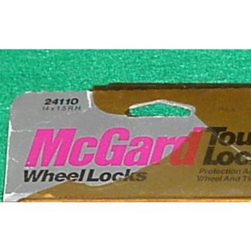 NEW MCGARD 24110 WHEEL LOCKS LUG NUTS 14 x 1.5 RH CHROME