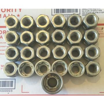 1988-2016 Silverado Sierra Escalade Under Cap Lug Nuts With Locks And Key 14x1.5