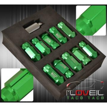 FOR SATURN 12X1.5 LOCKING LUG NUTS THREAD PITCH DRAG PERFORMANCE RIMS SET GREEN