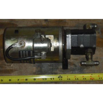 Time Manufacturing/ Fenner Hydraulic P/N550071. 1787*AC 12 VDC Pump