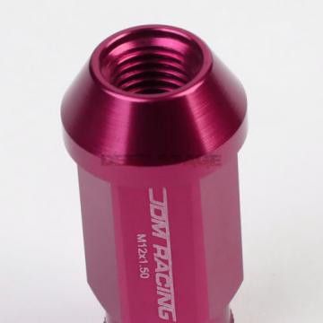 FOR DTS STS DEVILLE CTS 20 PCS M12 X 1.5 ALUMINUM 50MM LUG NUT+ADAPTER KEY PINK