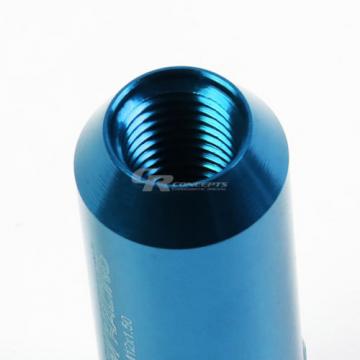 FOR IS250/IS350/GS460 20X EXTENDED ACORN TUNER WHEEL LUG NUTS+LOCK+ LIGHT BLUE