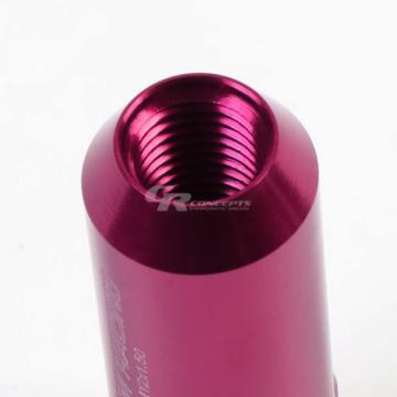 FOR IS250/IS350/GS460 20X RIM EXTENDED ACORN TUNER WHEEL LUG NUTS+LOCK+KEY PINK