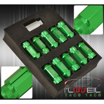 FOR NISSAN 12x1.25 LOCKING LUG NUTS WHEELS ALUMINUM 20 PIECES SET GREEN