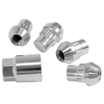 1/2&#034; Chrome Bulge Acorn Lock Kit Lug Nuts Brand New Wheel Nuts w/ Key Set of 4