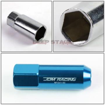 FOR CORVETTE MALIBU IMPALA 20 PCS M12 X 1.5 60MM LUG NUT+ADAPTER KEY CYAN