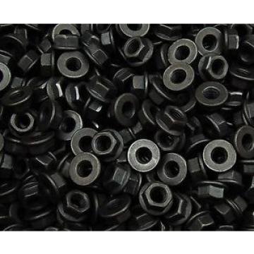 (500) Metric M8-1.25 Top Lock Locking Flange Nuts Class 10 Plain Finish 10mm