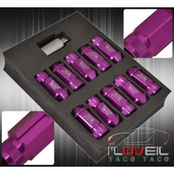 FOR SUZUKI M12x1.25 LOCKING LUG NUTS SPORT RACING HEAVY DUTY ALUMINUM SET PURPLE