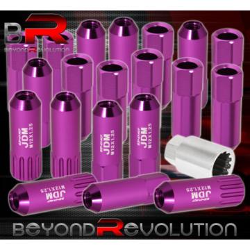 FOR NISSAN M12x1.25 LOCKING LUG NUTS 20 PIECE FORGED ALUMINUM WHEELS RIMS PURPLE