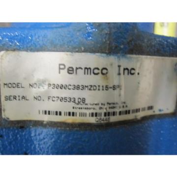 NEW PERMCO HYDRAULIC # P3000C383MZDI15SP1 Pump