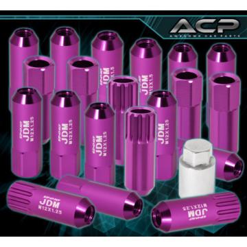 FOR SUBARU 12x1.25 LOCKING LUG NUTS TRUCK SUV EXTERIOR 20 PCS WHEELS KIT PURPLE