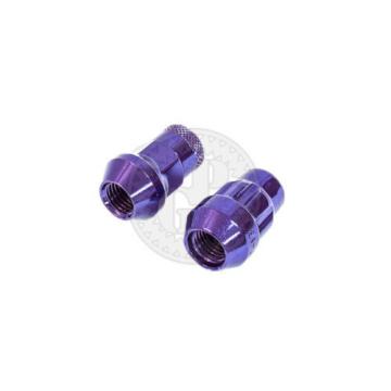 MUTEKI SR35 LUG NUTS STEEL PURPLE 12X1.5 16 PCS + 4 LOCKS CLOSE END 35MM TUNER