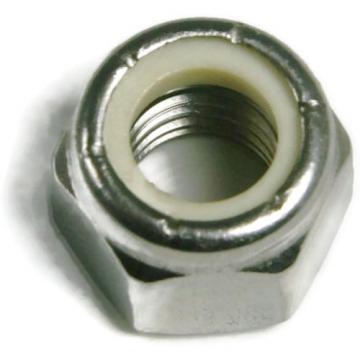 Waxed Nylon Insert Lock Nut Nylock 18-8 Stainless Steel Hex Nuts 1/4-20 QTY 25