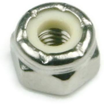 Waxed Nylon Insert Lock Nut Nylock 18-8 Stainless Steel Hex Nuts 1/4-20 QTY 25